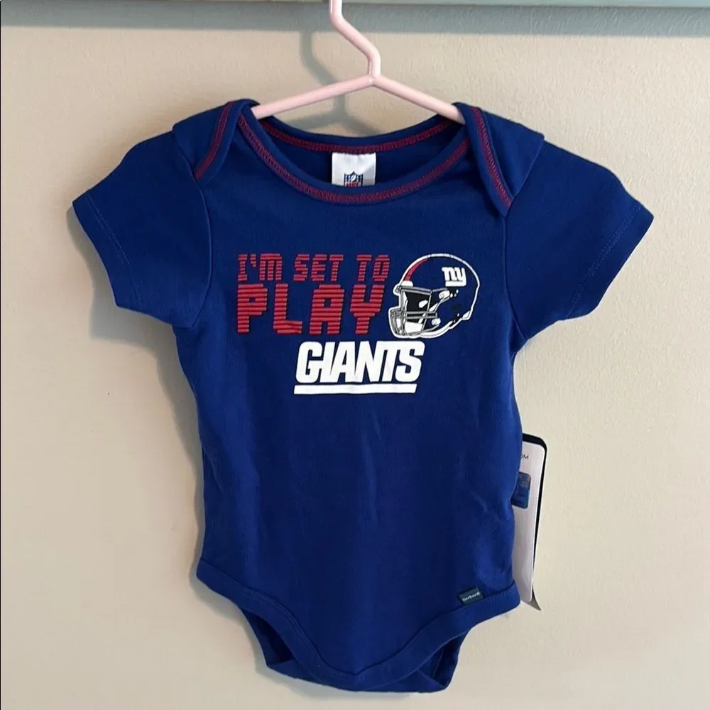 New York Giants Blue Baby outfit nwt size 3-6 months